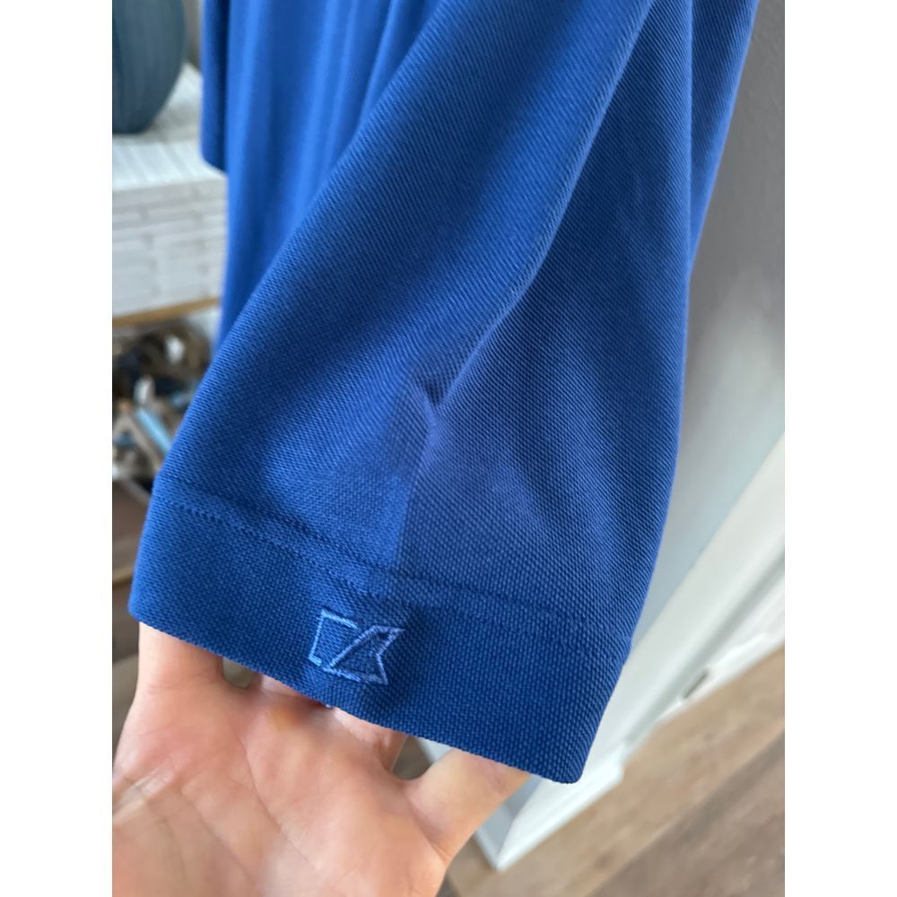Men's Cutter & Buck Blue XL DryTec Tri-Blend Polo US Naval Academy NWT - Picture 4 of 7